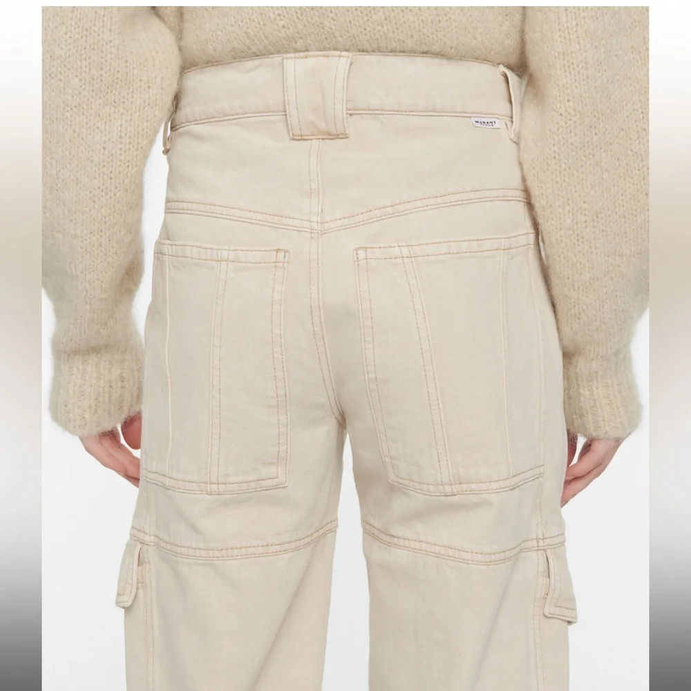 Isabel Marant Étoile Vayoneo cargo jeans SIZE 38 / 6 - Picture 3 of 5